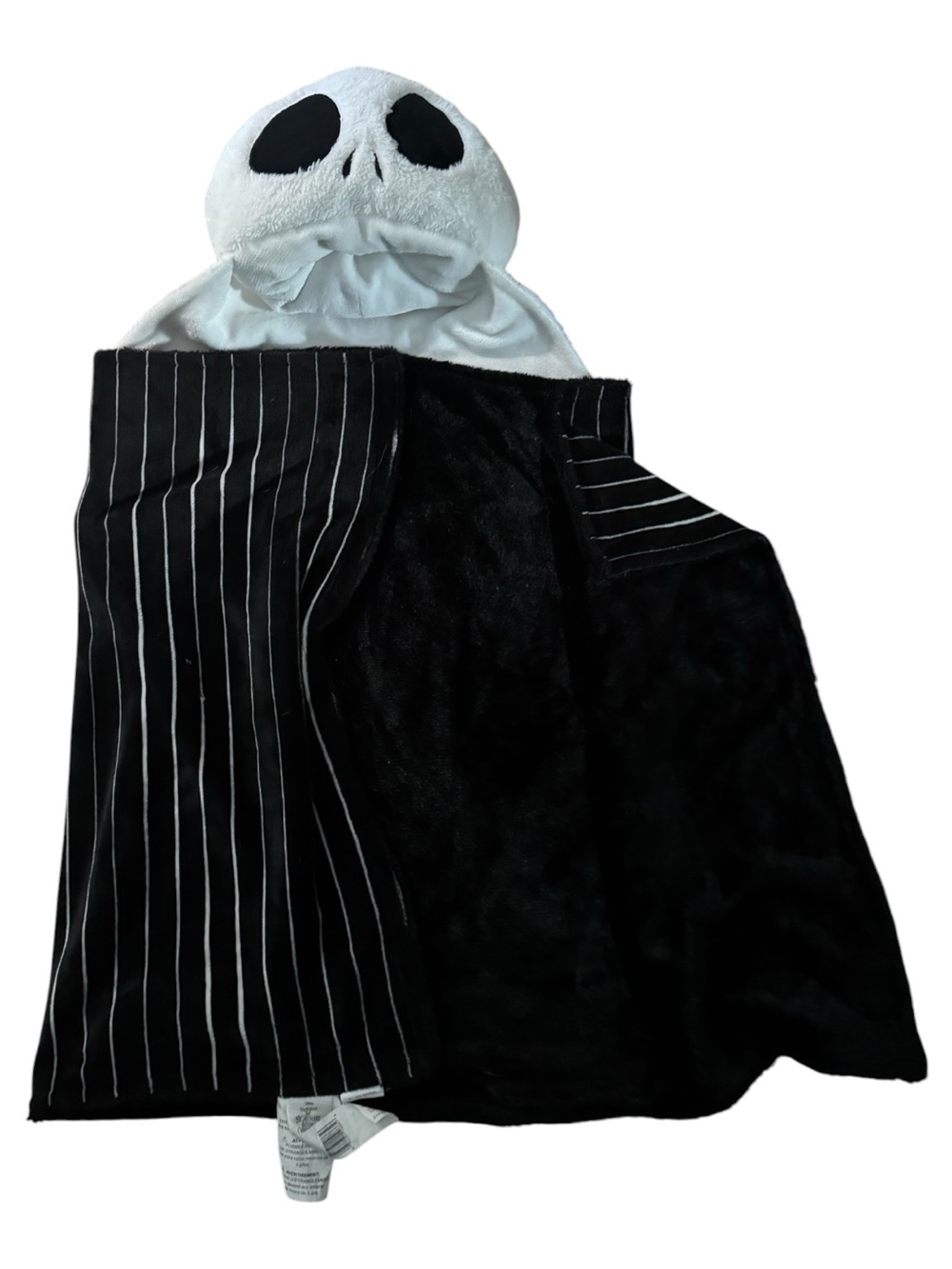 🎃The Nightmare Before Christmas Jack Skellington Plush Hooded Throw Blanket